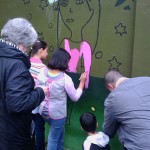 Farbwandel Fassadenkunst Schulprojekt