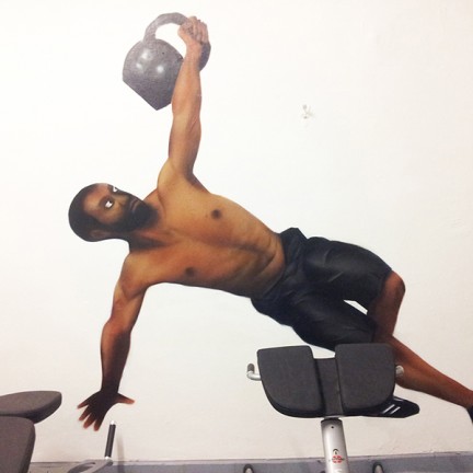 Farbwandel Fassadenkunst Crossfit Kader