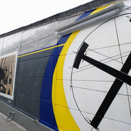 Farbwandel Fassadenkunst Bergbau im Ruhrgebiet