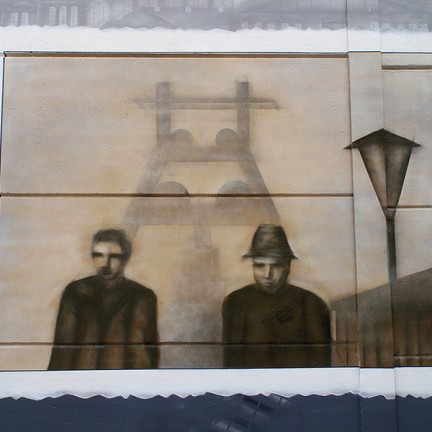 Farbwandel Fassadenkunst Bergbau im Ruhrgebiet