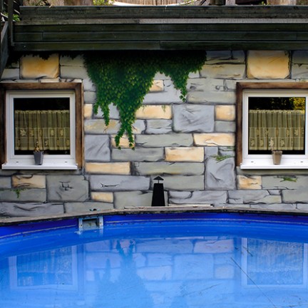 Farbwandel Fassadenkunst Illusionsmalerei