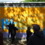 Farbwandel Fassadenkunst Toleranz Graffitiworkshop
