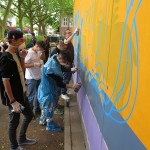 Farbwandel Fassadenkunst Toleranz Graffitiworkshop