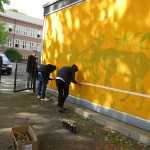 Farbwandel Fassadenkunst Toleranz Graffitiworkshop