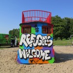 Farbwandel Fassadenkunst Welcomelab Graffitiworkshop