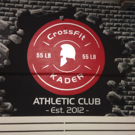Beschriftung Logo Graffity CrossfitKader Essen