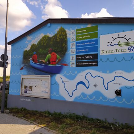 KanuTourRuhr Werbemalerei Kupferdreh