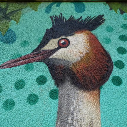 Neuenkirchen ThyssenGas Naturalismus Farbwandel Fassadenkunst Malerei